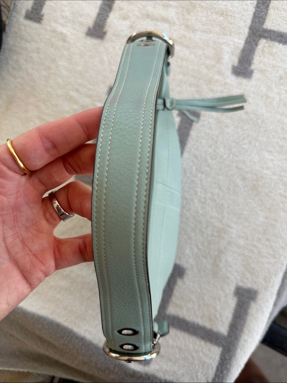 Mint Green Leather 2005 vintage Coach - Picture 4 of 11